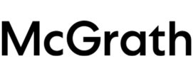 Black text logo saying McGrath